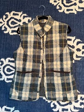 Barbour Ancient Tartan Plaid Vest